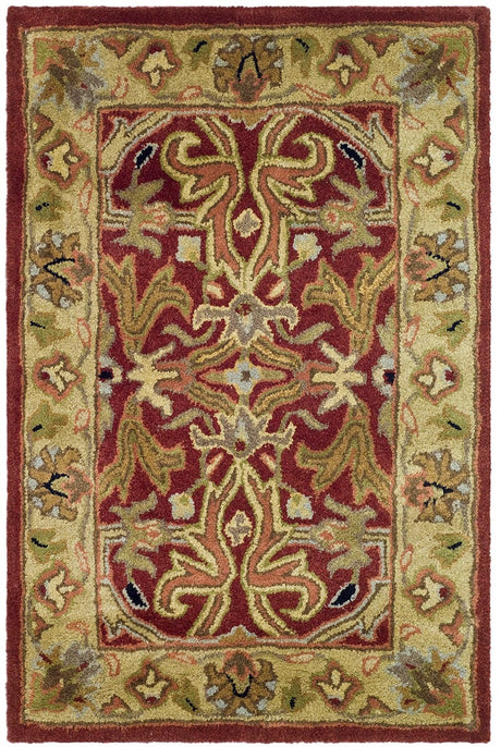 Safavieh Heritage hg644b Red / Gold Rugs - Safavieh - hg644b - 5ov