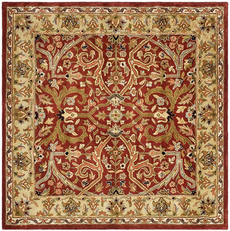 Safavieh Heritage hg644b Red / Gold Rugs - Safavieh - hg644b - 6sq