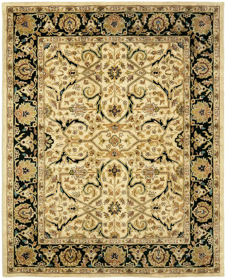 Safavieh Heritage hg644c Ivory / Black Rugs - Safavieh - hg644c - 4r