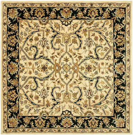 Safavieh Heritage hg644c Ivory / Black Rugs - Safavieh - hg644c - 6sq