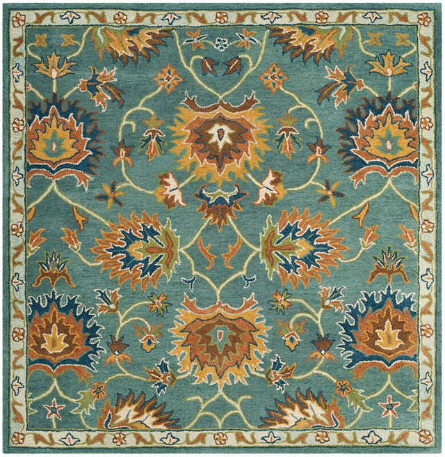 Safavieh Heritage Hg651A Light Blue Rugs - Safavieh - hg651a - 6sq