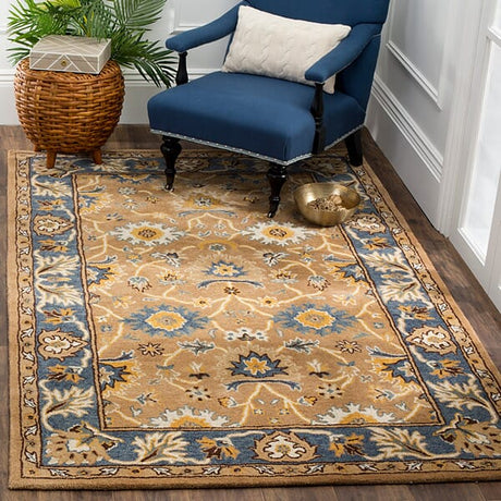 Safavieh Heritage Hg652A Camel / Blue Rugs - Safavieh - hg652a - 2