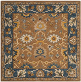 Safavieh Heritage Hg652A Camel / Blue Rugs - Safavieh - hg652a - 6sq