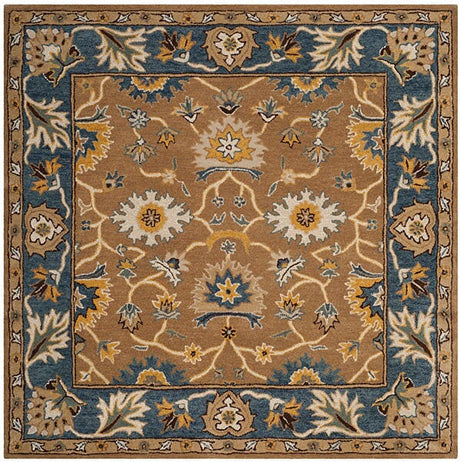 Safavieh Heritage Hg652A Camel / Blue Rugs - Safavieh - hg652a - 6sq