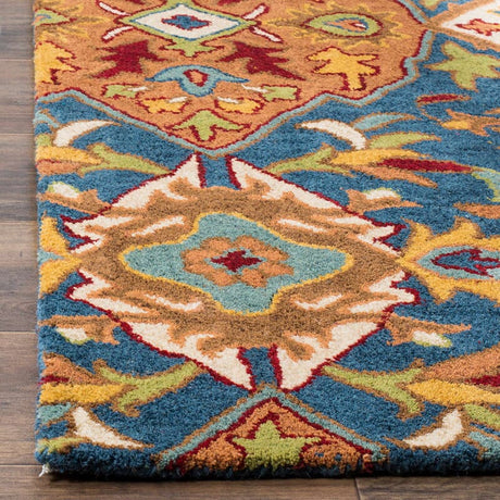 Safavieh Heritage Hg653A Camel / Blue Rugs - Safavieh - hg653a - 2