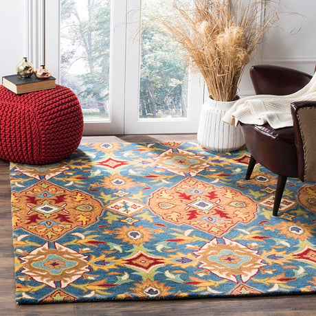 Safavieh Heritage Hg653A Camel / Blue Rugs - Safavieh - hg653a - 2