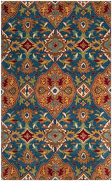 Safavieh Heritage Hg653A Camel / Blue Rugs - Safavieh - hg653a - 2