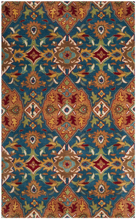 Safavieh Heritage Hg653A Camel / Blue Rugs - Safavieh - hg653a - 2