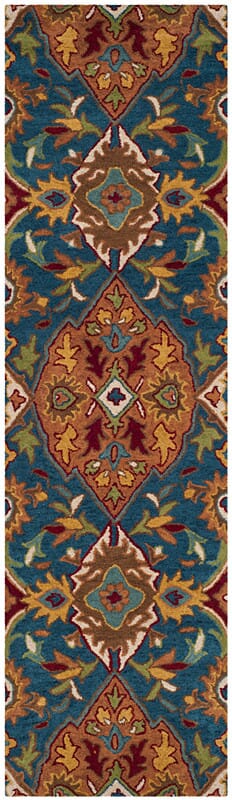 Safavieh Heritage Hg653A Camel / Blue Rugs - Safavieh - hg653a - 28