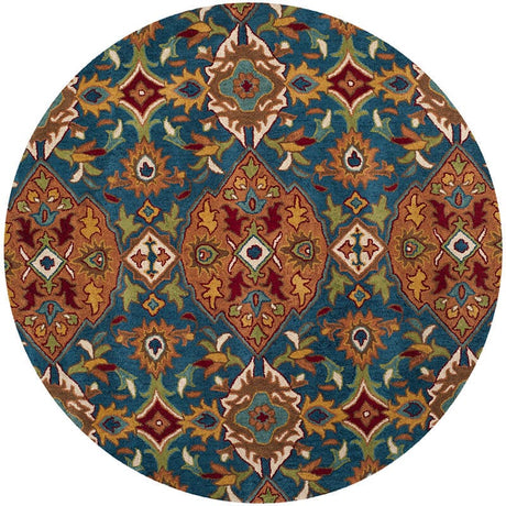 Safavieh Heritage Hg653A Camel / Blue Rugs - Safavieh - hg653a - 6r