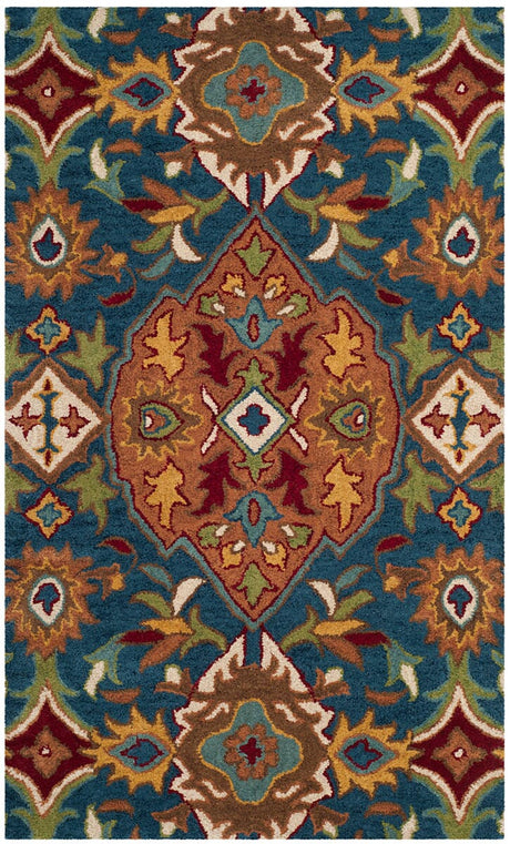 Safavieh Heritage Hg653A Camel / Blue Rugs - Safavieh - hg653a - 6r
