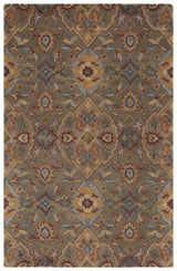 Safavieh Heritage Hg653B Green/Yellow Rug - Safavieh - hg653b - 3