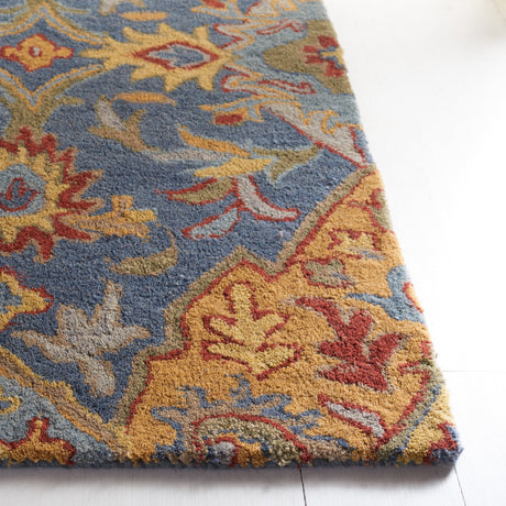 Safavieh Heritage Hg653M Navy/Gold Rug - Safavieh - hg653m - 3