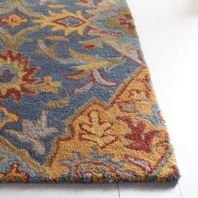 Safavieh Heritage Hg653M Navy/Gold Rug - Safavieh - hg653m - 3