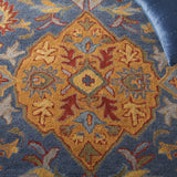 Safavieh Heritage Hg653M Navy/Gold Rug - Safavieh - hg653m - 3