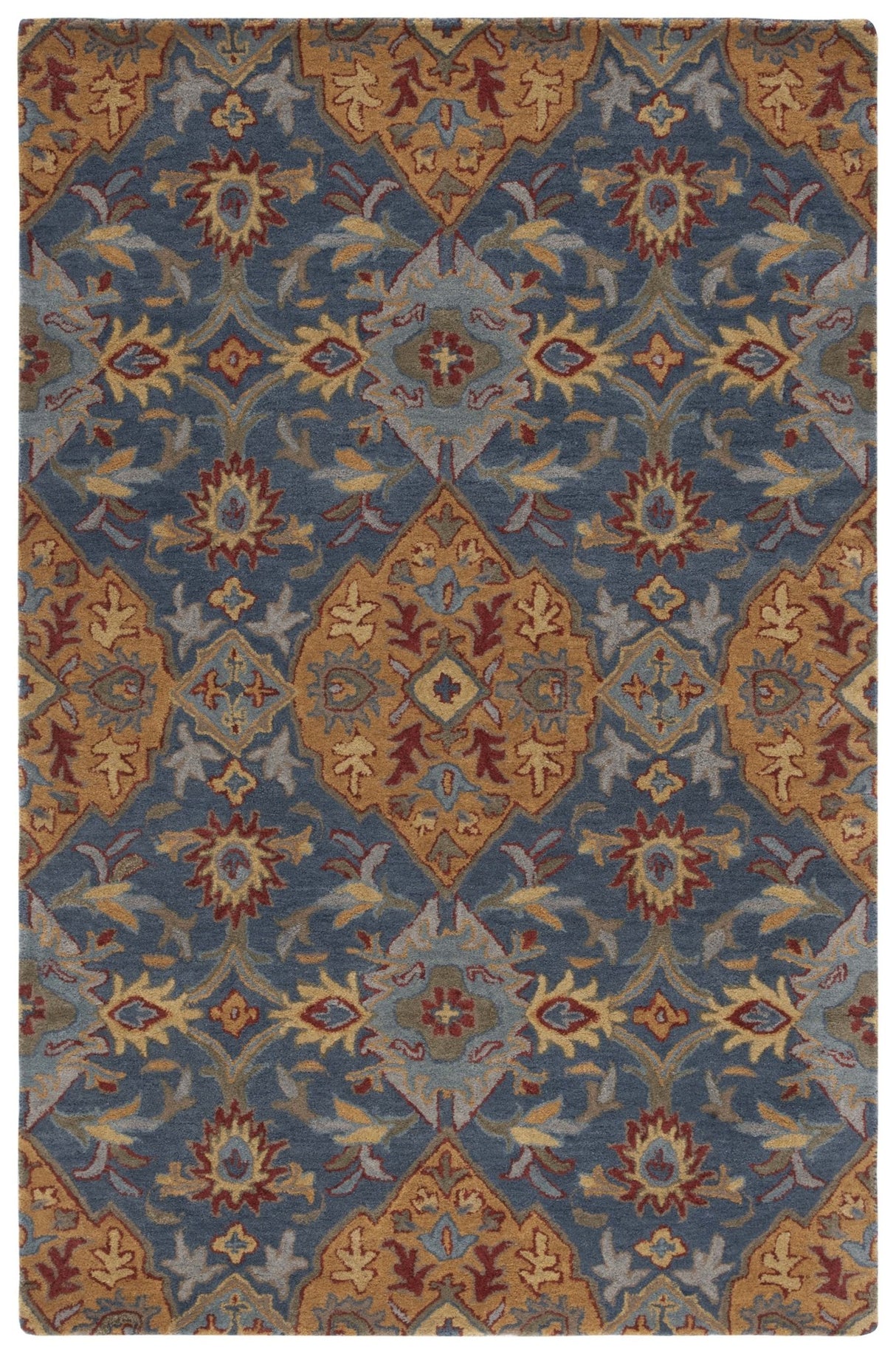 Safavieh Heritage Hg653M Navy/Gold Rug - Safavieh - hg653m - 3