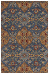 Safavieh Heritage Hg653M Navy/Gold Rug - Safavieh - hg653m - 3