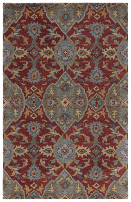 Safavieh Heritage Hg653Q Red/Green Rug - Safavieh - hg653q - 3