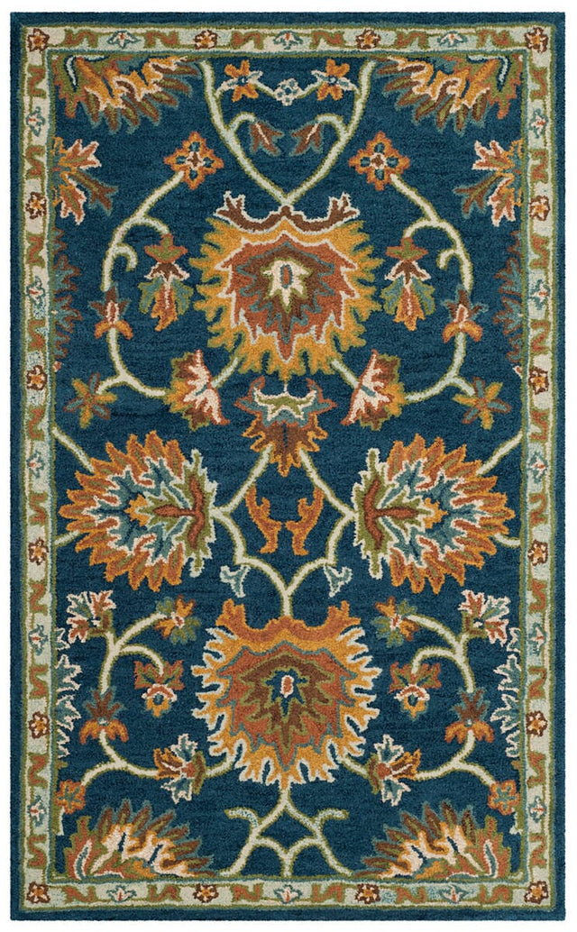 Safavieh Heritage Hg654A Navy Rugs - Safavieh - hg654a - 6r