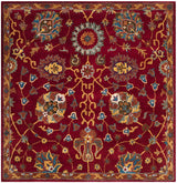 Safavieh Heritage Hg655A Red Rugs - Safavieh - hg655a - 6sq