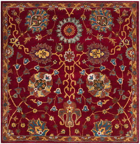 Safavieh Heritage Hg655A Red Rugs - Safavieh - hg655a - 6sq