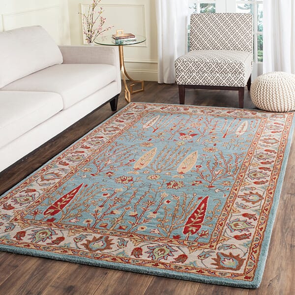 Safavieh Heritage Hg735A Blue / Ivory Rugs - Safavieh - hg735a - 2