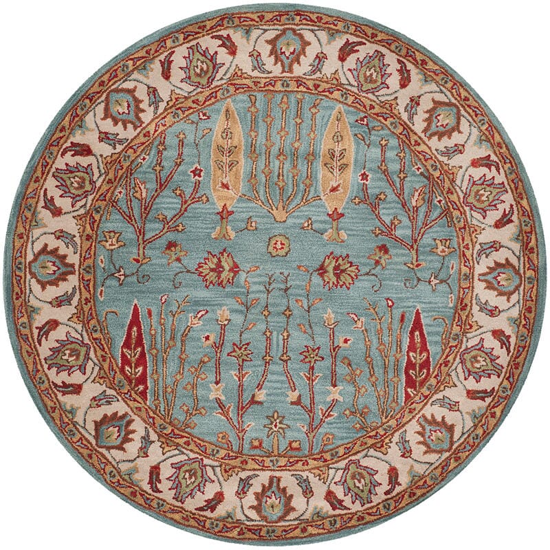 Safavieh Heritage Hg735A Blue / Ivory Rugs - Safavieh - hg735a - 6r