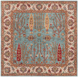 Safavieh Heritage Hg735A Blue / Ivory Rugs - Safavieh - hg735a - 6sq