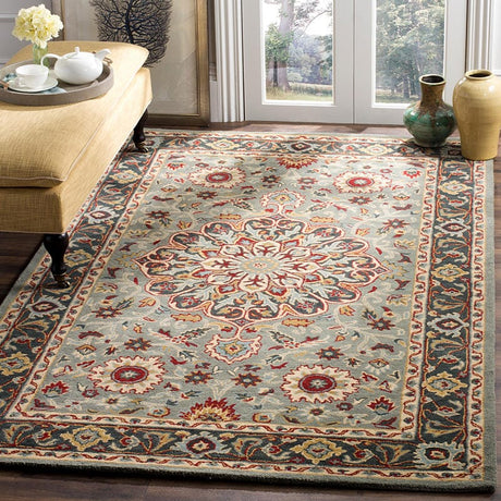 Safavieh Heritage Hg736A Grey / Charcoal Rugs - Safavieh - hg736a - 2