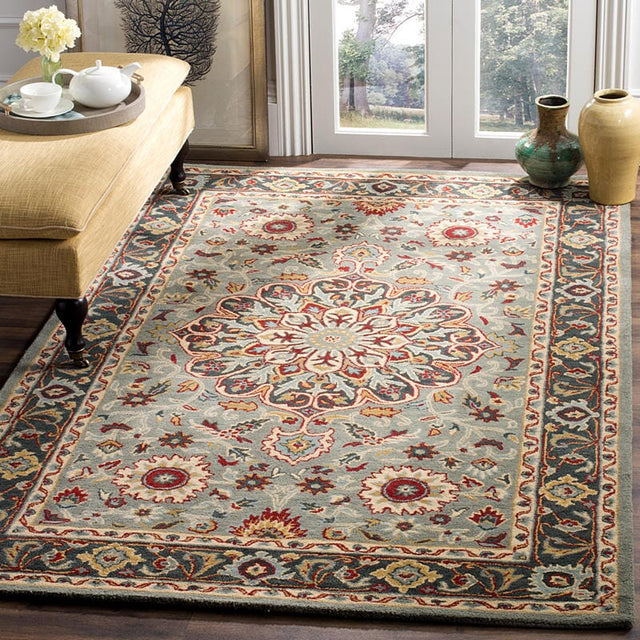 Safavieh Heritage Hg736A Grey / Charcoal Rugs - Safavieh - hg736a - 2