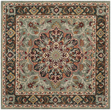 Safavieh Heritage Hg736A Grey / Charcoal Rugs - Safavieh - hg736a - 6sq