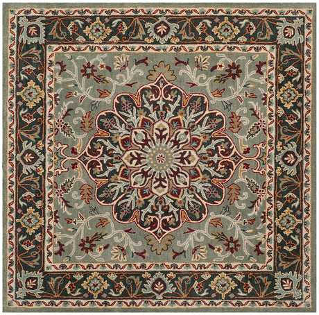 Safavieh Heritage Hg736A Grey / Charcoal Rugs - Safavieh - hg736a - 6sq