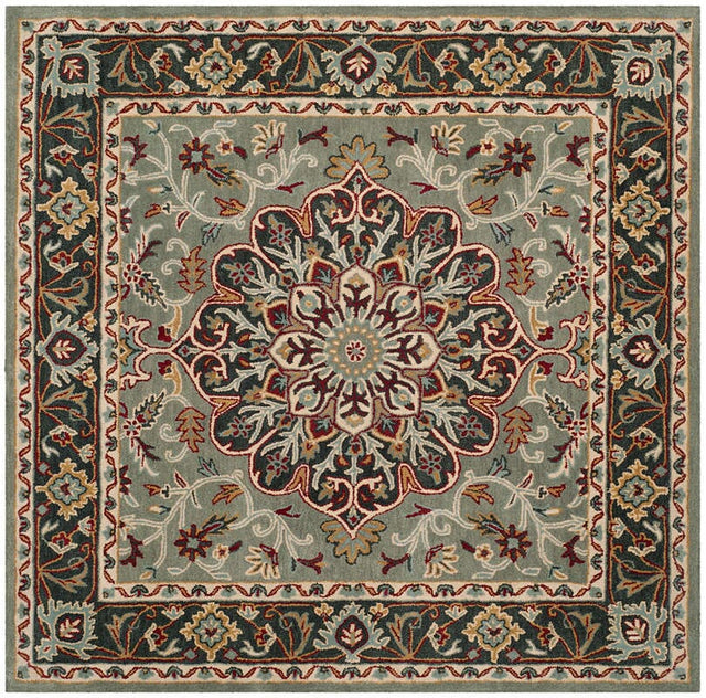 Safavieh Heritage Hg736A Grey / Charcoal Rugs - Safavieh - hg736a - 6sq