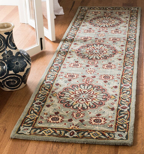 Safavieh Heritage Hg736A Grey / Charcoal Rugs - Safavieh - hg736a - 6sq