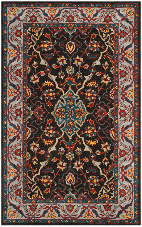 Safavieh Heritage Hg737A Charcoal / Ivory Rugs - Safavieh - hg737a - 2