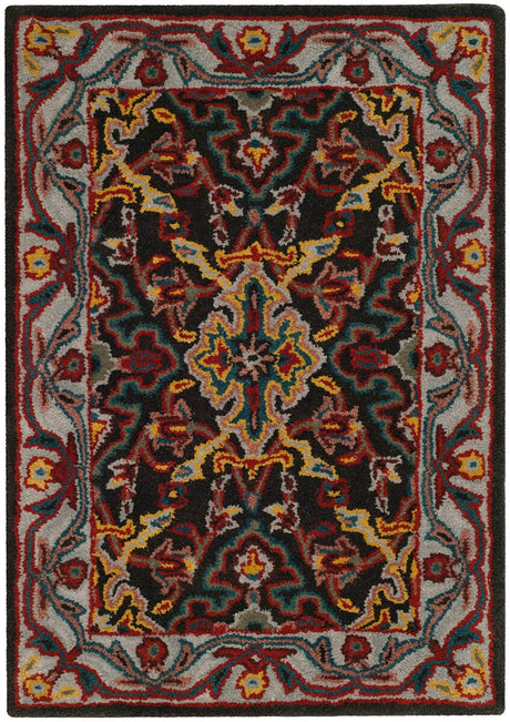Safavieh Heritage Hg737A Charcoal / Ivory Rugs - Safavieh - hg737a - 6r