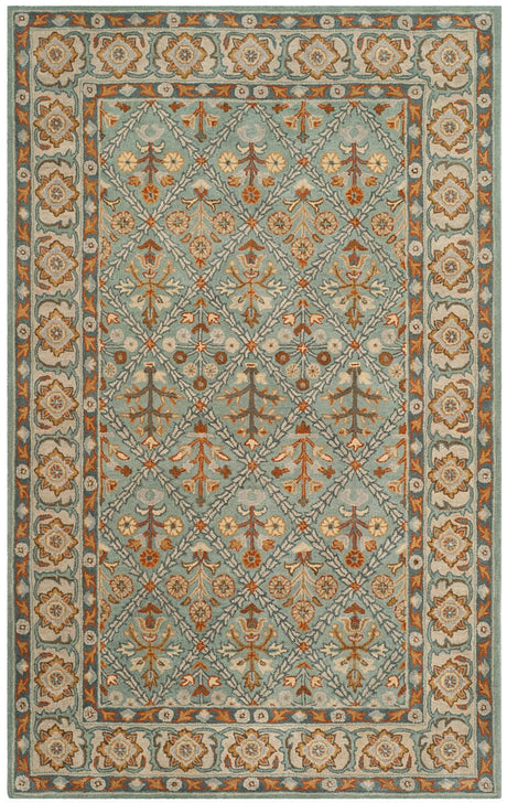 Safavieh Heritage Hg738A Cream / Blue Rugs - Safavieh - hg738a - 3