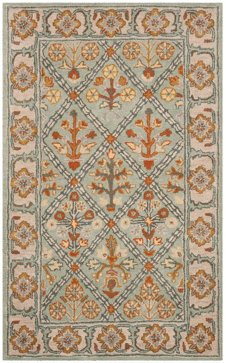 Safavieh Heritage Hg738A Cream / Blue Rugs - Safavieh - hg738a - 6r