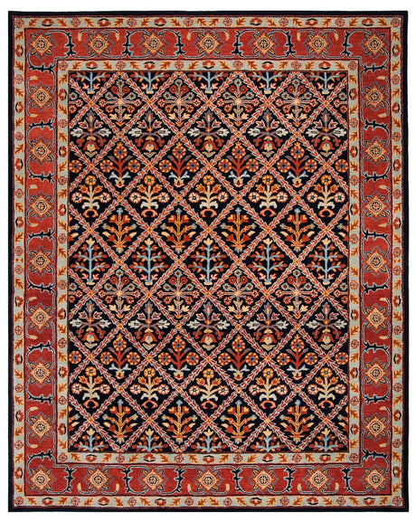 Safavieh Heritage Hg738N Navy / Red Rugs - Safavieh - hg738n - 6r