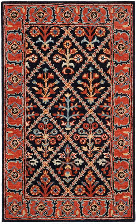 Safavieh Heritage Hg738N Navy / Red Rugs - Safavieh - hg738n - 6r