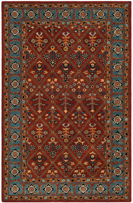 Safavieh Heritage Hg738Q Red / Blue Rugs - Safavieh - hg738q - 3