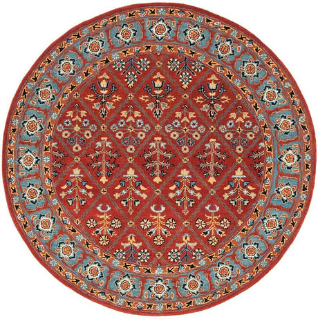 Safavieh Heritage Hg738Q Red / Blue Rugs - Safavieh - hg738q - 6r