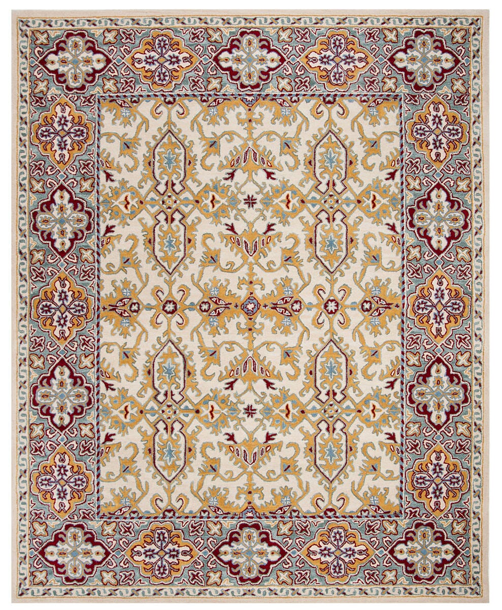 Safavieh Heritage Hg739A Ivory / Blue Rugs - Safavieh - hg739a - 6r