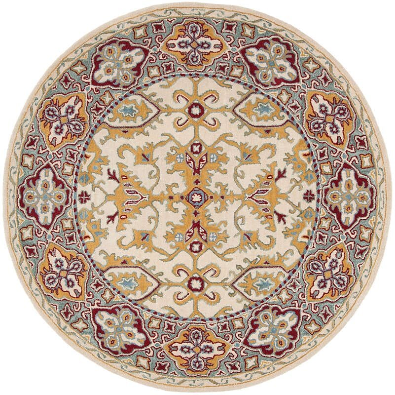 Safavieh Heritage Hg739A Ivory / Blue Rugs - Safavieh - hg739a - 6r
