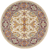 Safavieh Heritage Hg739A Ivory / Blue Rugs - Safavieh - hg739a - 6r