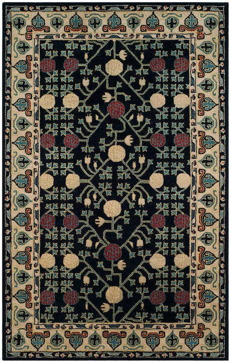 Safavieh Heritage Hg740N Navy / Ivory Rugs - Safavieh - hg740n - 3