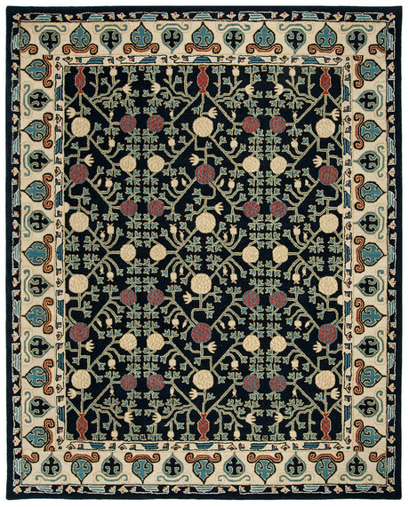 Safavieh Heritage Hg740N Navy / Ivory Rugs - Safavieh - hg740n - 6r