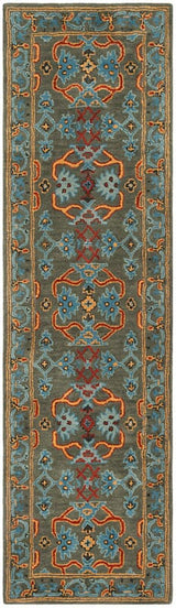 Safavieh Heritage Hg741W Sage / Blue Rugs - Safavieh - hg741w - 28
