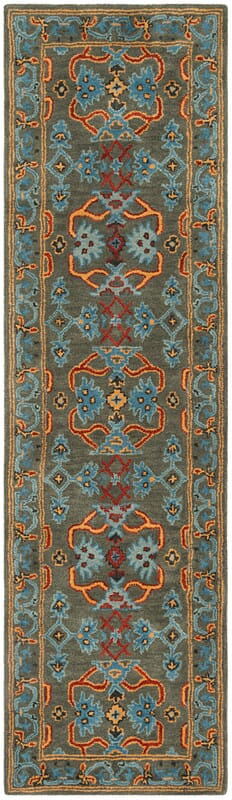 Safavieh Heritage Hg741W Sage / Blue Rugs - Safavieh - hg741w - 28