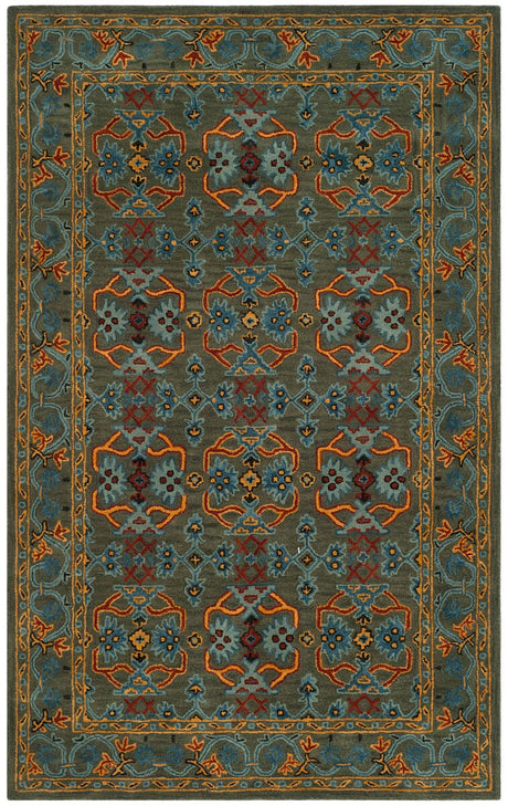 Safavieh Heritage Hg741W Sage / Blue Rugs - Safavieh - hg741w - 3